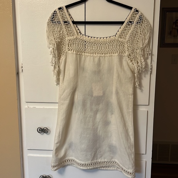 NWT Free People Ivory Dress Sz 6 🖤 - Picture 8 of 8
